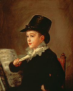 アーティストの孫、マリアニートゴヤの肖像、c.1815